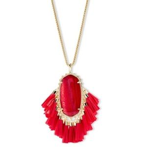 Kendra Scott Betsy Necklace in Red Mother of Pearl